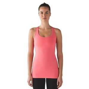 Lululemon Cool Racerback Sz 10 (by measurement) Pink Lemonade